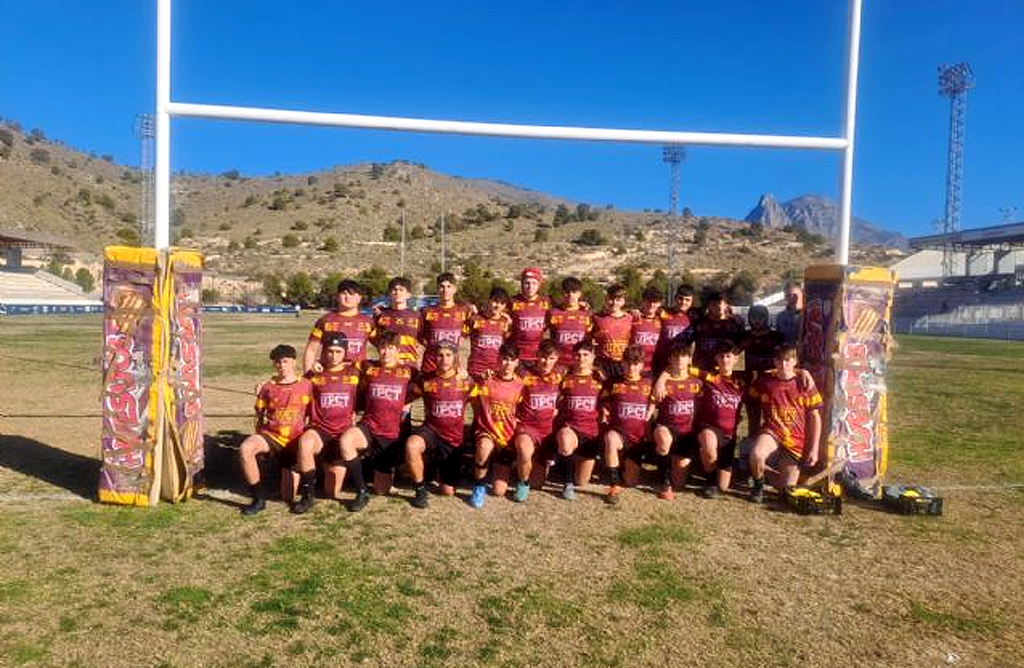 El Club de Rugby de Totana, tercer clasificado en la 4 jornada de la Liga Sub-18